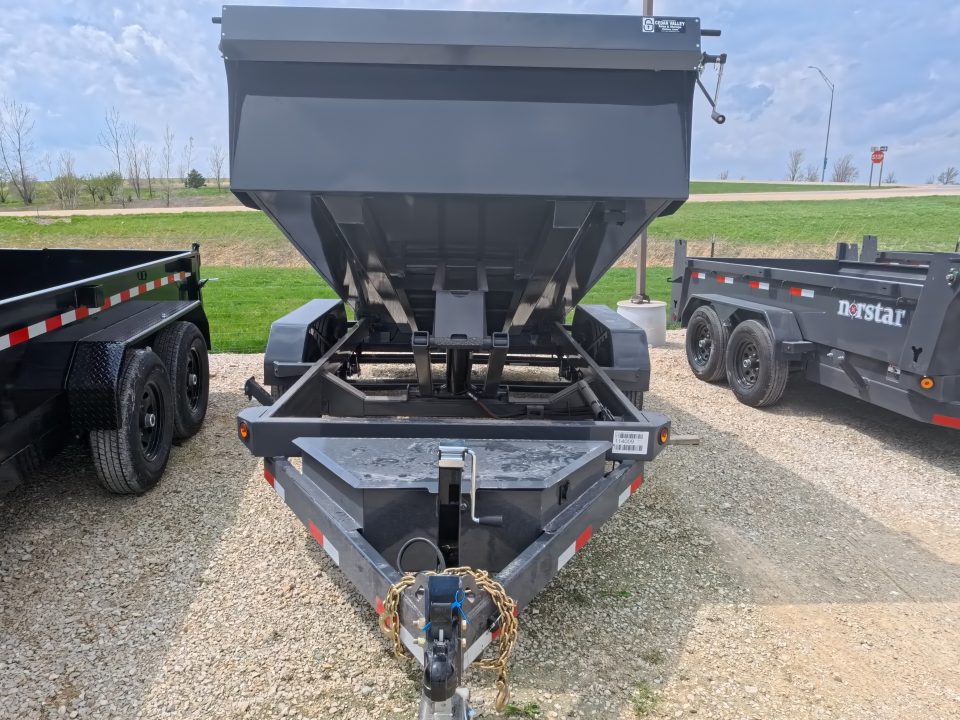 New 2026 Norstar 72 x 12 DCB Dump Trailer with 10K GVWR, Slide-In Ramps, 8 Ply Tires