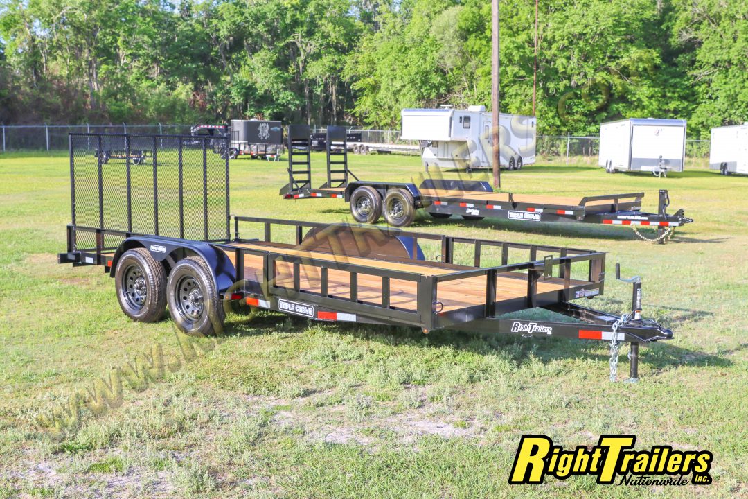 New 2026 7X16 TRIPLE CROWN ATV UTILITY TRAILER