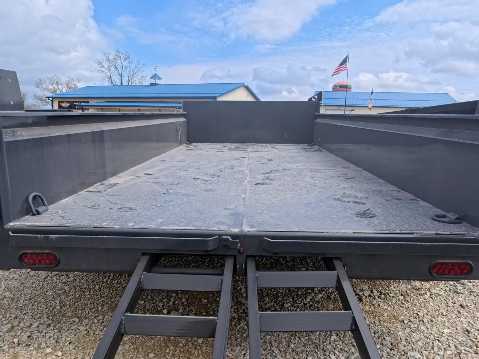 New 2026 Norstar 83 x 14 DCB Gray Dump with 2) 7K Straight Axles with Electric Brakes, 10 Ply Tires, Adj. 14K -2 5/16" Coupler