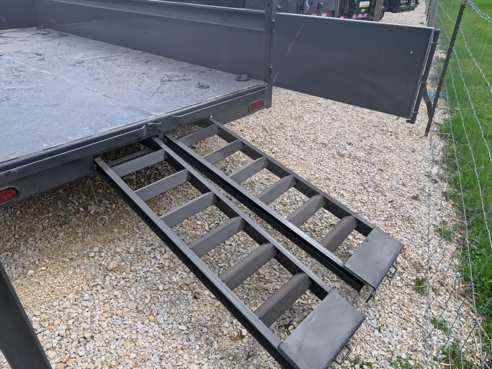 New 2026 Norstar 83 x 14 DCB Gray Dump with 2) 7K Straight Axles with Electric Brakes, 10 Ply Tires, Adj. 14K -2 5/16" Coupler