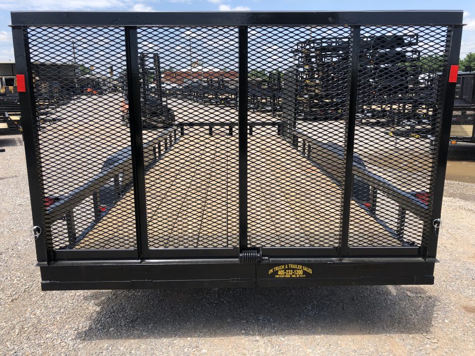 New 2026 Road Boss 83"x20' Bumper Pull w/4' Rear Gate & 4' Side Gate ATV Trailer