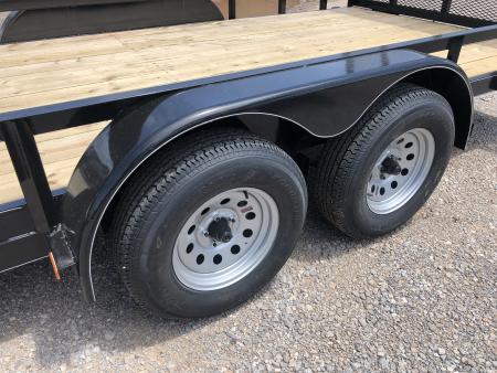 New 2026 Road Boss 83"x20' Bumper Pull w/4' Rear Gate & 4' Side Gate ATV Trailer