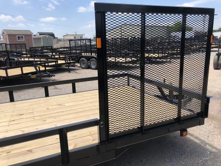 New 2026 Road Boss 83"x20' Bumper Pull w/4' Rear Gate & 4' Side Gate ATV Trailer