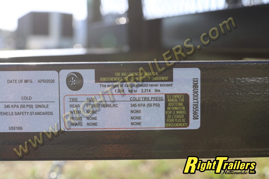 New 2026 5X10 TRIPLE CROWN UTILITY TRAILER