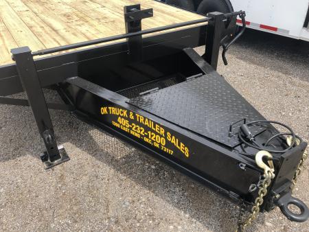New 2026 Road Boss 30' Tandem Dual Pintle Hitch with combo dove tail Equipment Trailer