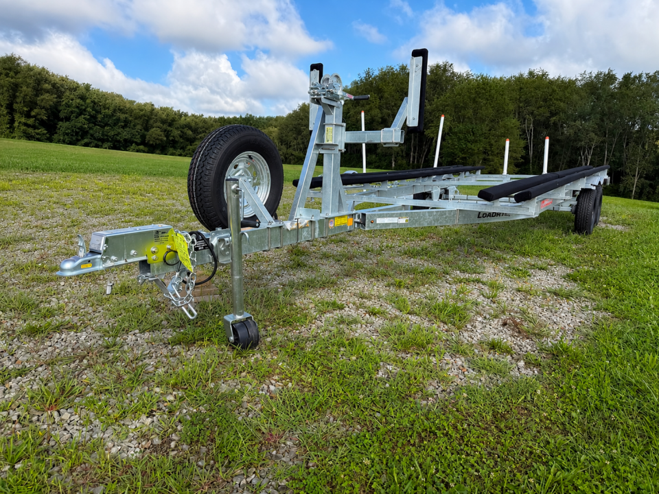 New 2026 Load Rite 24' to 26' Pontoon Boat Trailer w/ Mounted Spare