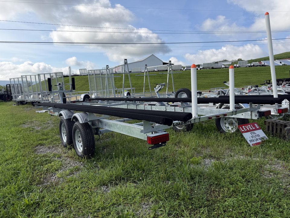 New 2026 Load Rite 24' to 26' Pontoon Boat Trailer w/ Mounted Spare