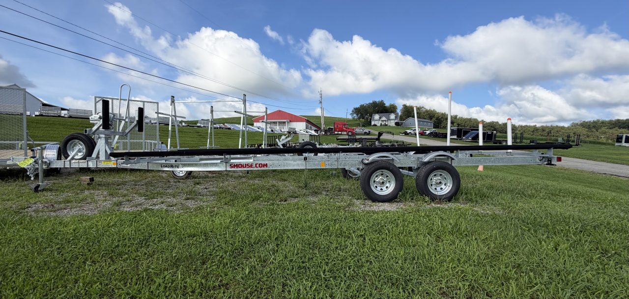 New 2026 Load Rite 24' to 26' Pontoon Boat Trailer w/ Mounted Spare