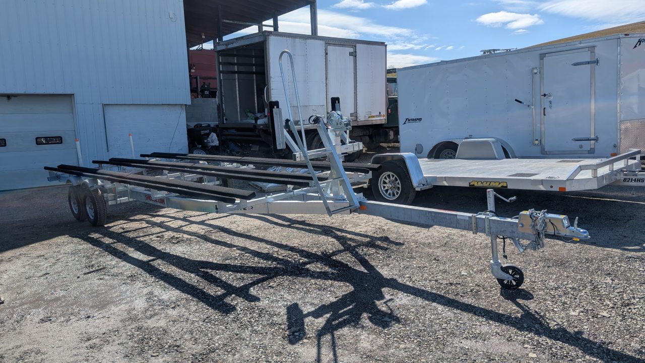 New 2026 Load Rite 24' to 26' Pontoon Boat Trailer w/ Mounted Spare