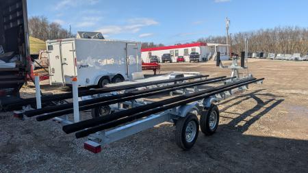 New 2026 Load Rite 24' to 26' Pontoon Boat Trailer w/ Mounted Spare