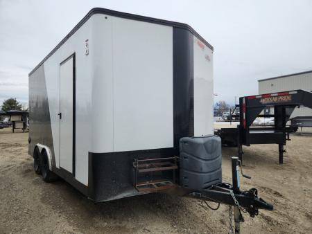 Used 2021 Mirage Trailers 8.5X16 DIAMOND PEAK S&S Cargo / Enclosed Trailer
