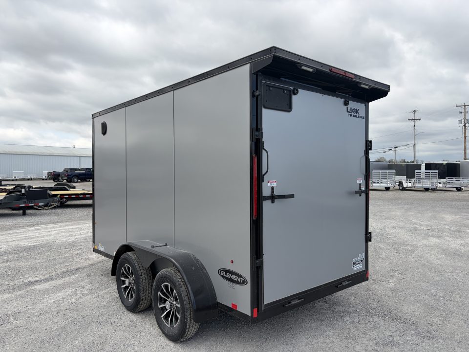 New 2026 LOOK TRAILERS K-SE7212-070 (6' X 12') 7K V-Nose Cargo / Enclosed Trailer