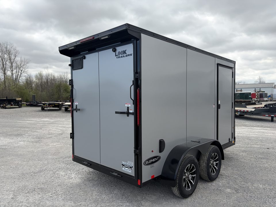 New 2026 LOOK TRAILERS K-SE7212-070 (6' X 12') 7K V-Nose Cargo / Enclosed Trailer