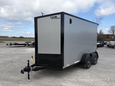 New 2026 LOOK TRAILERS K-SE7212-070 (6' X 12') 7K V-Nose Cargo / Enclosed Trailer