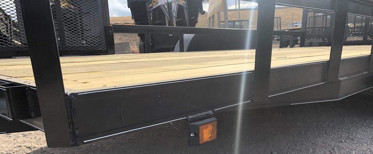 New 2026 Road Boss 83"x18' Bumper Pull w/4' Rear Gate & 4' Side Gate ATV Trailer