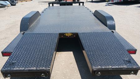 New 2026 Road Boss 102x20 Split Dove Steel Floor Car Hauler Car / Racing Trailer