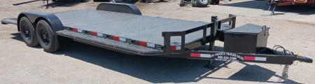 New 2026 Road Boss 102x20 Split Dove Steel Floor Car Hauler Car / Racing Trailer