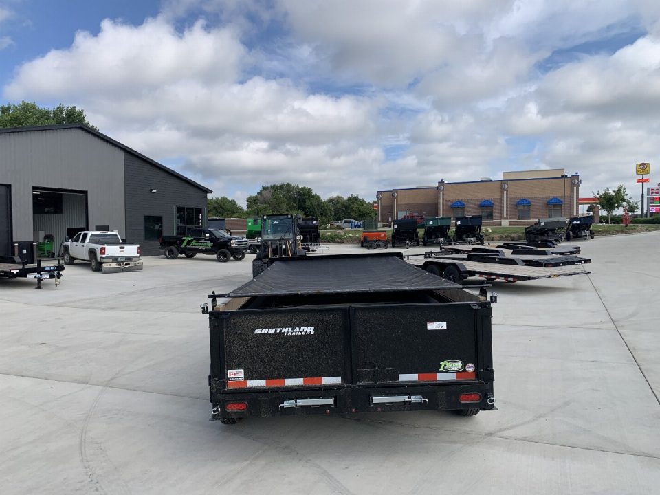 New HUGE DISCOUNT NEW 2026 Southland 14ft Low Profile Dump Trailer 2-7000 lb axles =14K with Ramps