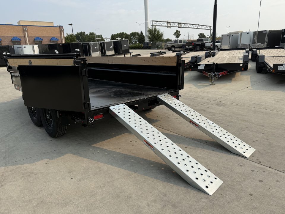New HUGE DISCOUNT NEW 2027 Southland 14ft Low Profile Dump Trailer 2-7000 lb axles =14K with Ramps