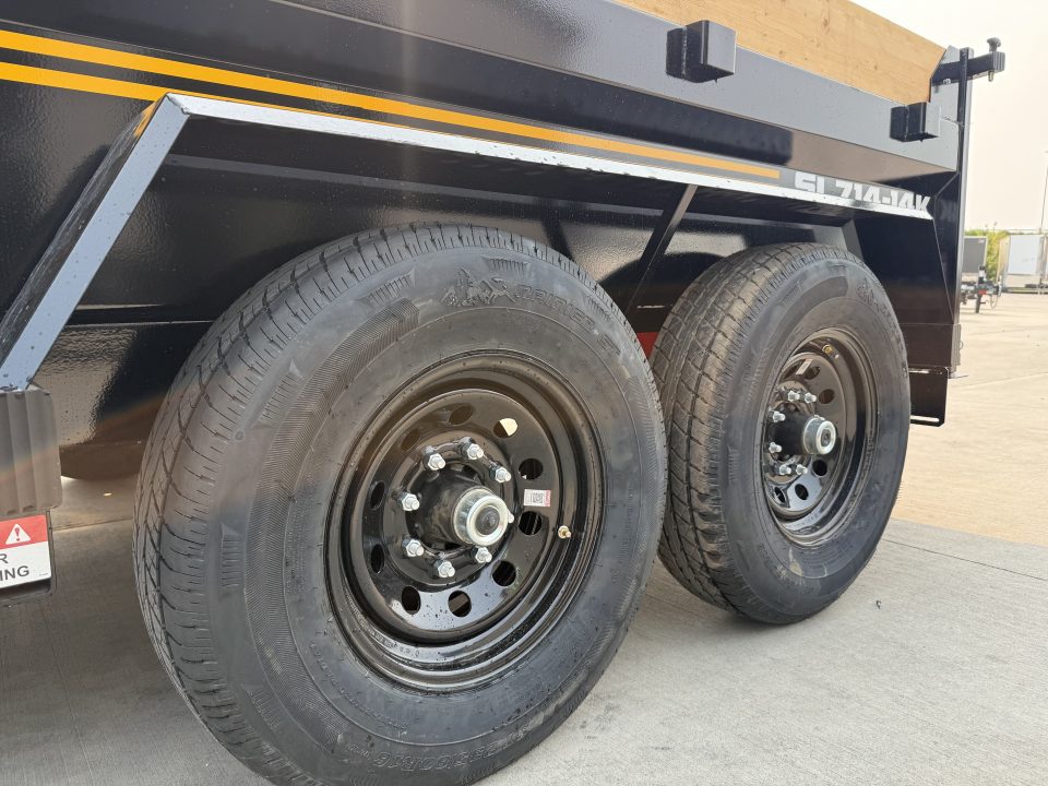 New HUGE DISCOUNT NEW 2027 Southland 14ft Low Profile Dump Trailer 2-7000 lb axles =14K with Ramps