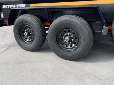 New HUGE DISCOUNT NEW 2026 Southland 14ft Low Profile Dump Trailer 2-7000 lb axles =14K with Ramps