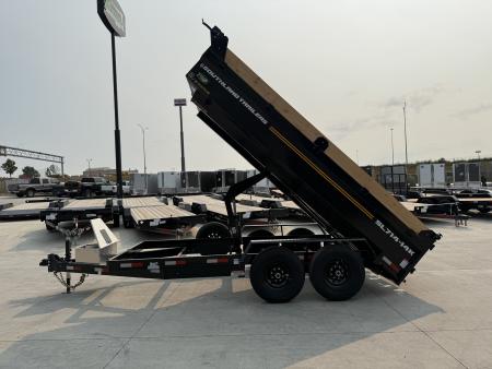 New HUGE DISCOUNT NEW 2027 Southland 14ft Low Profile Dump Trailer 2-7000 lb axles =14K with Ramps