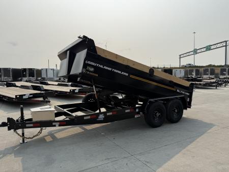 New HUGE DISCOUNT NEW 2027 Southland 14ft Low Profile Dump Trailer 2-7000 lb axles =14K with Ramps