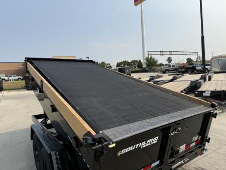 New HUGE DISCOUNT NEW 2027 Southland 14ft Low Profile Dump Trailer 2-7000 lb axles =14K with Ramps