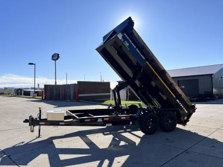New HUGE DISCOUNT NEW 2026 Southland 14ft Low Profile Dump Trailer 2-7000 lb axles =14K with Ramps