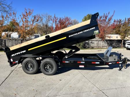 New HUGE DISCOUNT NEW 2026 Southland 14ft Low Profile Dump Trailer 2-7000 lb axles =14K with Ramps