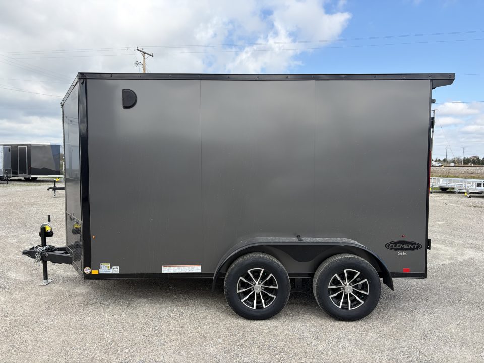 New 2026 LOOK TRAILERS K-SE7212-070 (6' X 12') 7K V-Nose Cargo / Enclosed Trailer