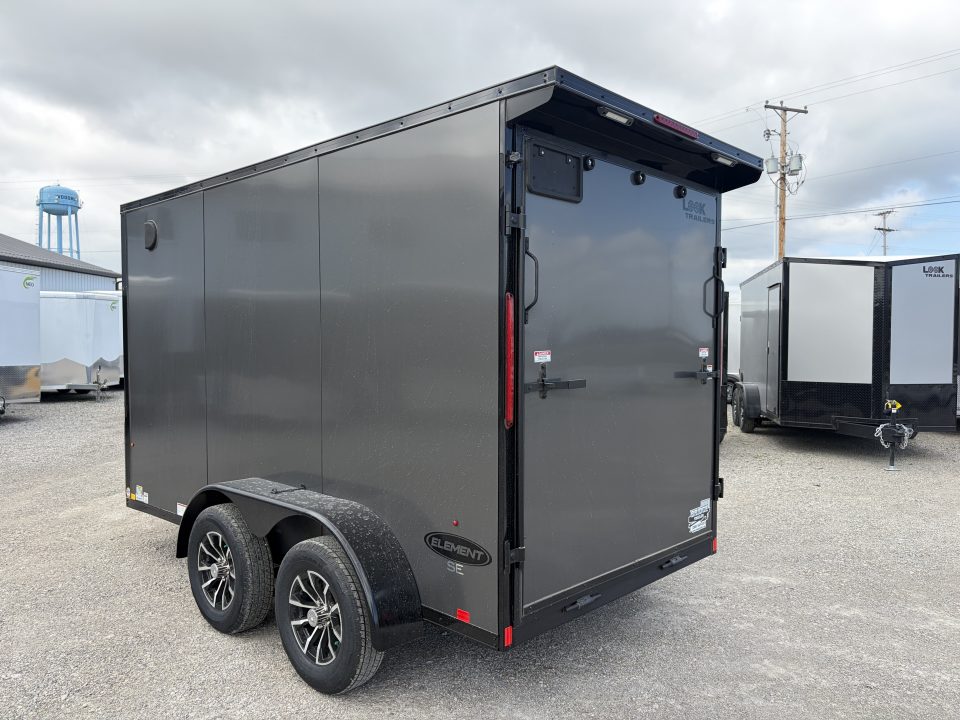 New 2026 LOOK TRAILERS K-SE7212-070 (6' X 12') 7K V-Nose Cargo / Enclosed Trailer