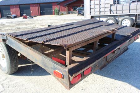 Used 2000 Stav 24' gooseneck Flatbed Trailer
