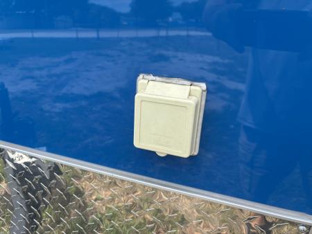Used 2025 All World Trailers 2025 All World Trailers LLC 7 x 12 Blue Food Truck
