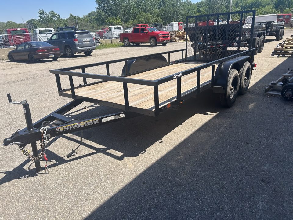 Used 2025 Carry-On 6 x 14 Ft Utility Trailer Brakes Both Axles