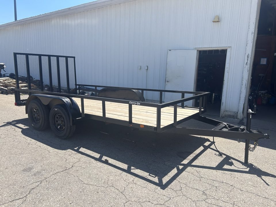 Used 2025 Carry-On 6 x 14 Ft Utility Trailer Brakes Both Axles