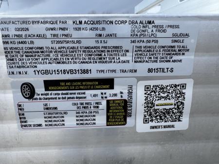 New 2027 Aluma 8015 Tilt Tilt Trailer
