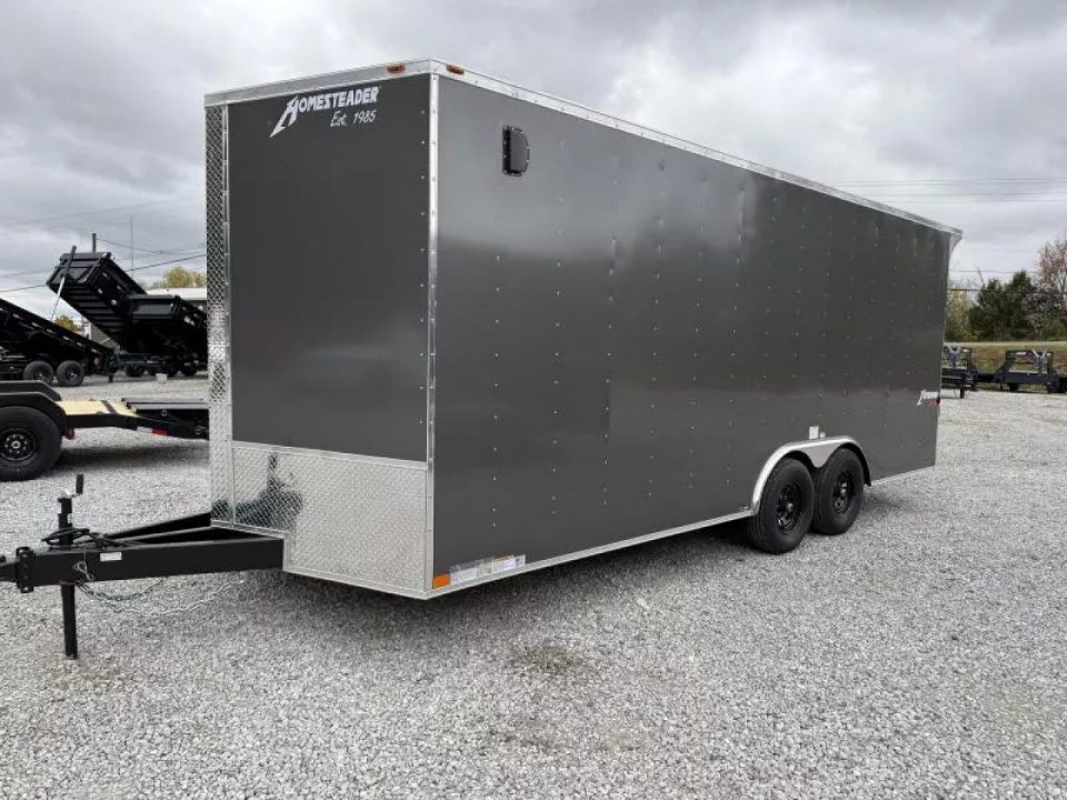 New 2026 Homesteader Trailers 8.5x20 TA  CAR HAULER 10K (SPOILER) Car / Racing Trailer