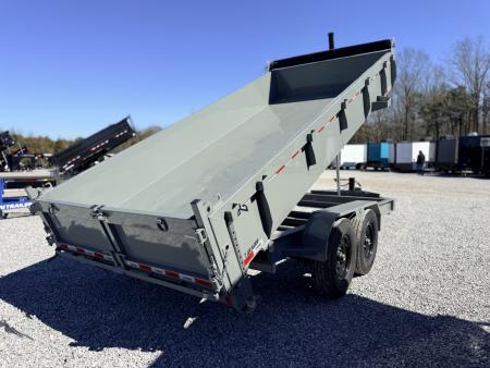 New 2026 Southern Utility 7X16 2FT WALL TELESCOPIC DUMP 14K GVWR Dump Trailer