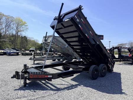 New 2026 Southern Utility 7X16 2FT WALL TELESCOPIC DUMP 14K GVWR Dump Trailer