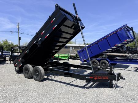 New 2026 Southern Utility 7X16 2FT WALL TELESCOPIC DUMP 14K GVWR Dump Trailer