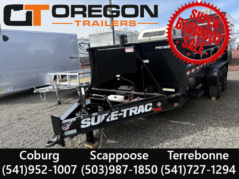 New 7X14 TA 17.6K Sure-Trac Telescopic Dump