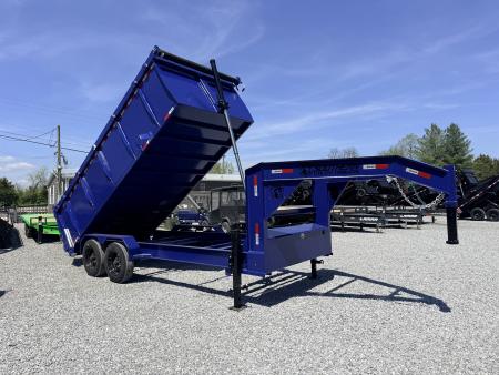 New 2026 Southern Utility 7X16 GOOSENECK (4FT WALL) DUMP TRAILER 16K GVWR Dump Trailer