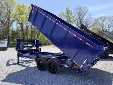 New 2026 Southern Utility 7X16 GOOSENECK (4FT WALL) DUMP TRAILER 16K GVWR Dump Trailer