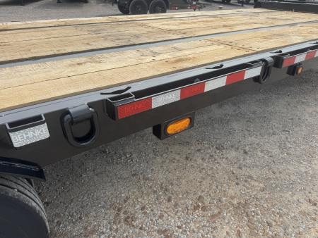 New 2026 Behnke 102"x31' 20 TON Pintle Hitch Tag Trailer *AIR RAMPS*