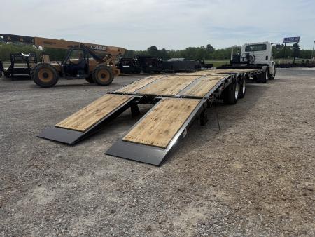 New 2026 Behnke 102"x31' 20 TON Pintle Hitch Tag Trailer *AIR RAMPS*