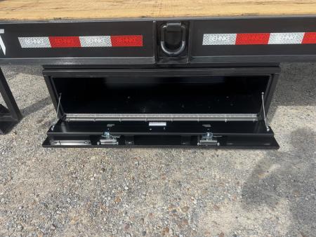 New 2026 Behnke 102"x33' 25 TON Pintle Hitch Trailer *AIR RAMPS*