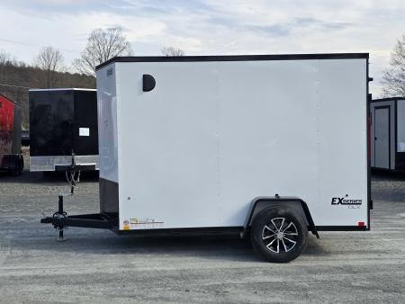 New 2026 Cargo Express 6x10 3K Enclosed Trailer- 6.5" Interior Height- Ramp door- Blackout Trim- Black Alloy Wheels- 24" OC Floor Wall and Roof-