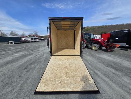 New 2026 Cargo Express 6x10 3K Enclosed Trailer- 6.5" Interior Height- Ramp door- Blackout Trim- Black Alloy Wheels- 24" OC Floor Wall and Roof-