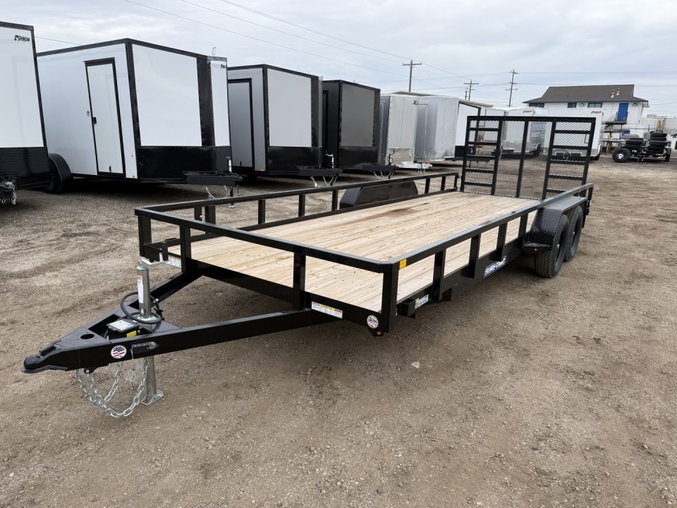 New 2026 Sure-Trac 7X20 10K Tube Top Utility Trailer